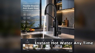 Vòi nước nóng điện làm nóng tức thời và vòi nước nóng điện không bình thích hợp cho nhà bếp