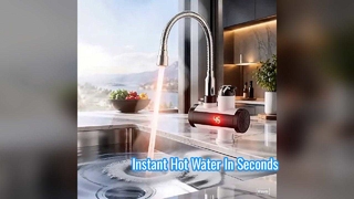 Vòi nước nóng tức thì có màn hình hiển thị nhiệt độ LEDVòi dành cho máy nước nóng điện không bình