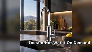 Vòi bếp nước nóng tức thì có màn hình kỹ thuật số