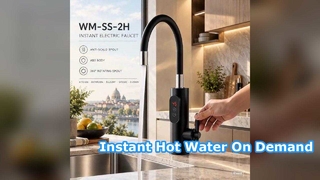 Vòi nước nóng tức thì cho nhà bếp và phòng tắm Máy nước nóng điện không dùng bình chất liệu nhựa ABS,