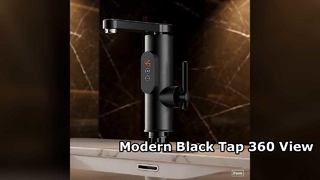 Phòng tắm màu đen hiện đại Tap 360 View Thiết kế theo phong cách Châu Âu